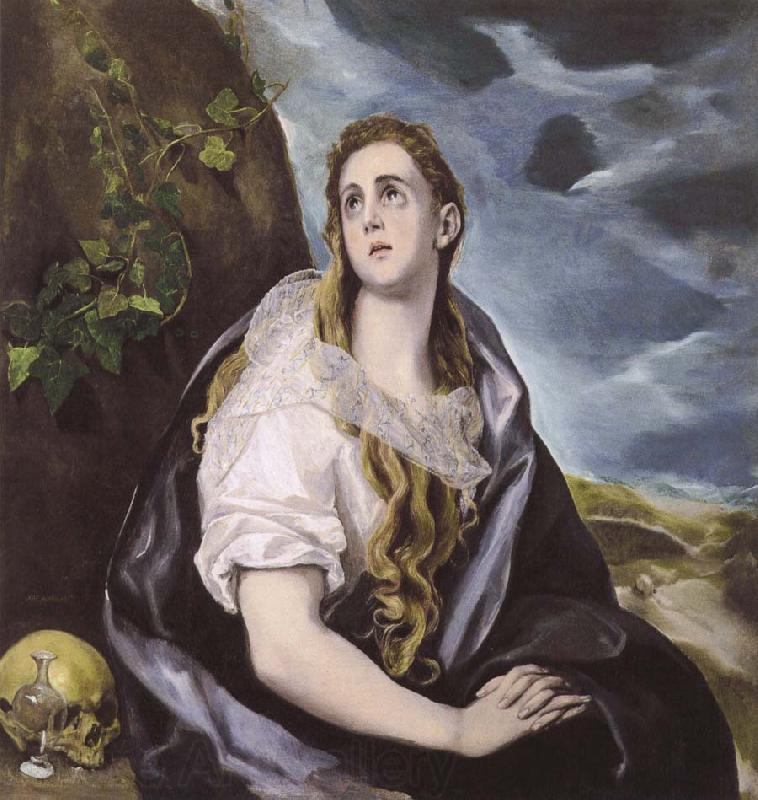 El Greco Mary Magdalen in Penitence Germany oil painting art